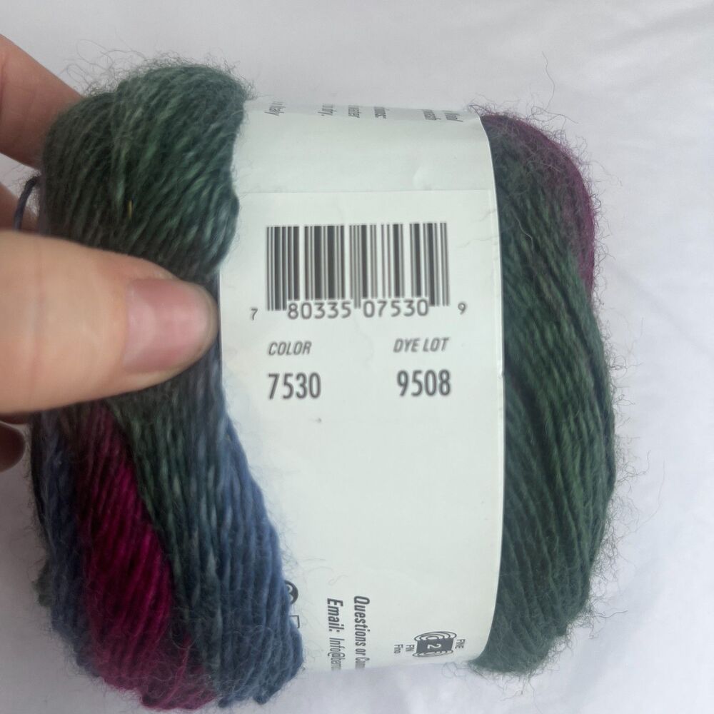 Nebula 100% Superwash Merino Wool Yarn 1 Skein Color 7530 Made in Italy - Picture 4 of 7